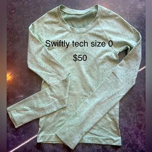 Swiftly tech long sleeve size 0